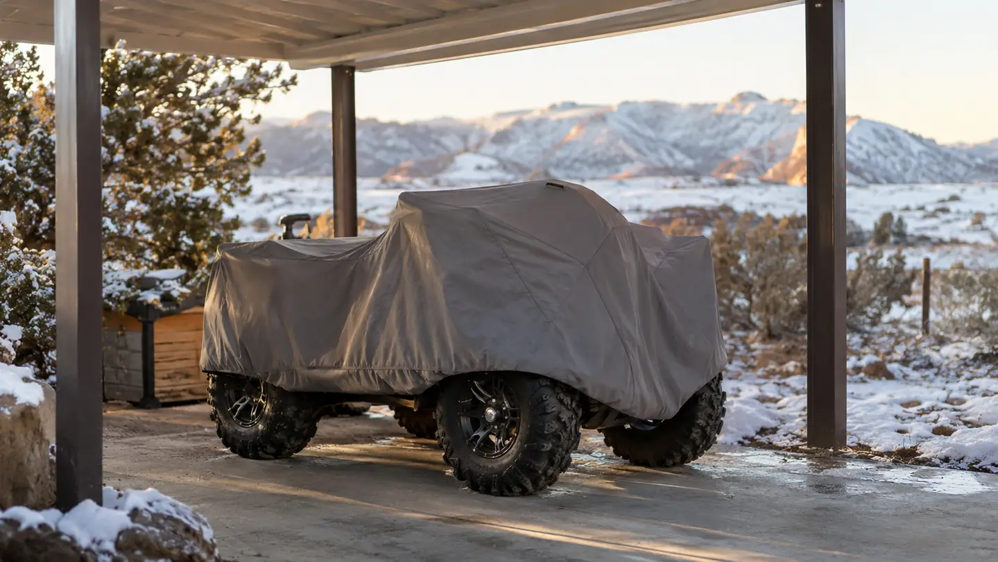 ATV Cover Review: A Full Winter of Snow, Rain, and UV Protection