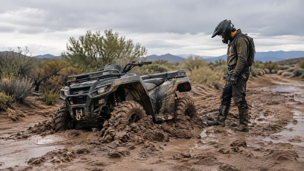 How a Winch Got My Quad Out of a Mud Hole I Thought Was the End