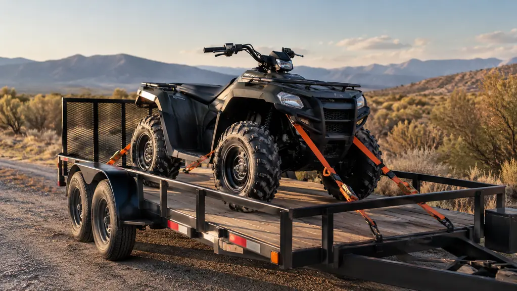 FORTEM Ratchet Straps Review: A Year of Hauling the Quad on a Trailer
