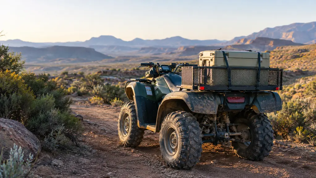 How to Strap a Cooler to Your ATV Rack So It Stays Put on Rough Trails